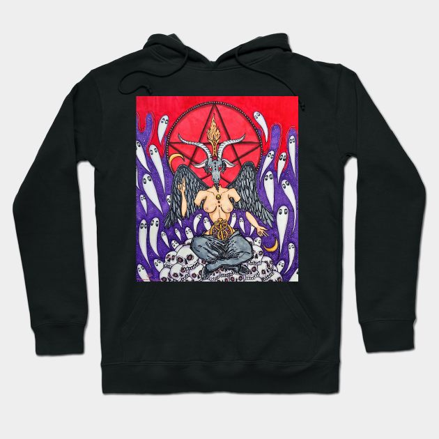 Baphomet Hoodie by nannonthehermit